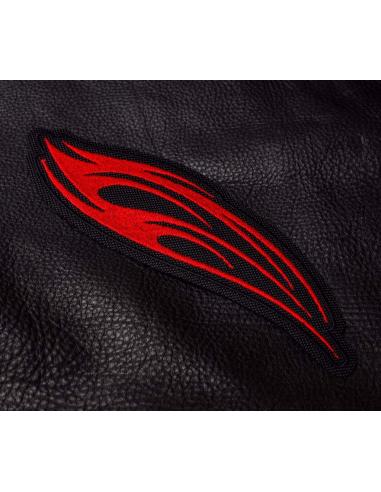 Patch Flamme Rouge Inversée Thermocollant | Iguana Custom