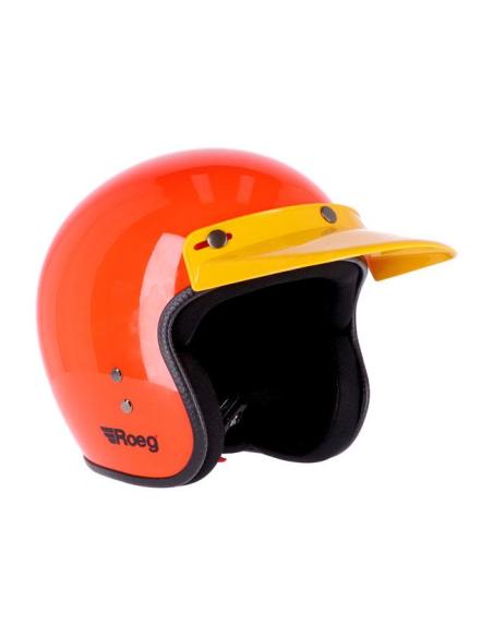 Roeg Jett Peak Yellow Visor – Vintage Style Helmet Accessory