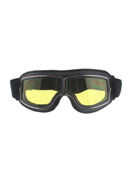Gafas Aviator Classic Night Rider – Lentes Amarillos Retro para Moto