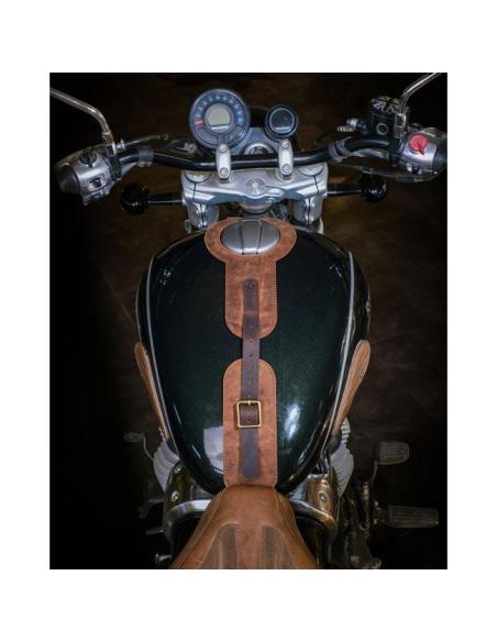 Trip Machine Tank Strap Super Meteor/Shotgun – Tobacco Brown Leather