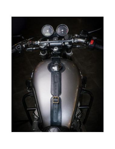 Trip Machine Tank Strap Interceptor/GT 650 – Cuir Noir