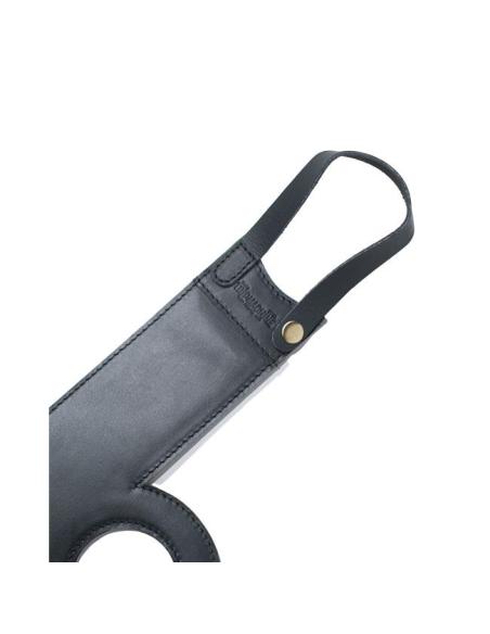 Trip Machine Tank Strap Triumph T100, T120, Speed Master, Bobber, Scrambler 900 y Speed T. – Cuero negro