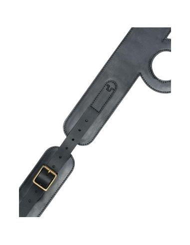 Trip Machine Tank Strap Triumph T100, T120, Speed Master, Bobber, Scrambler 900 y Speed T. – Cuero negro
