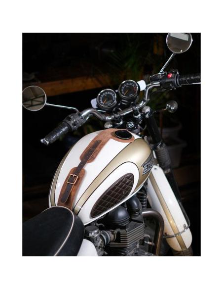 Trip Machine Tank Strap & Pouch – Pour Triumph Bonneville