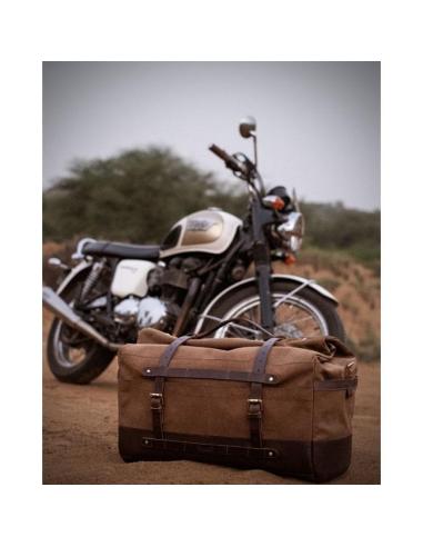 BOLSA DE VIAGEM DUFFLE BAG OUTLAW TABACCO BROWN 50L DA TRIP MACHINE - ADAPTÁVEL