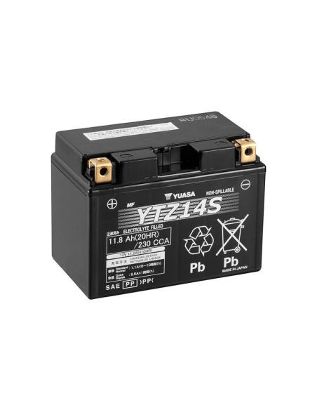 Yuasa YTZ14S Battery – 12V AGM Maintenance-Free