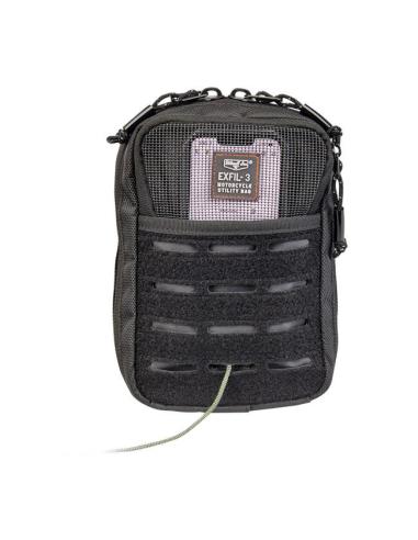 Biltwell EXFIL-3 Gen 2 Bag Black | Compact and Functional for Motorcyclists