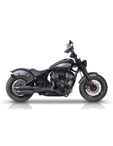 Escapamentos Slip-on V Performance Revolver Preto Euro 5 | Indian Chief 21–25