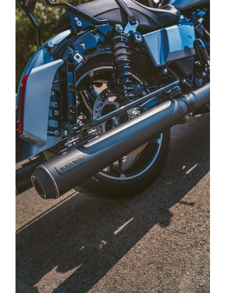 Bombardier Silencers black duck Harley Touring (2017+) | CE Approved