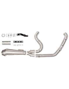 2-in-1 Exhaust Black Duck Fighter PRO Harley Touring (2017+) | CE Approved