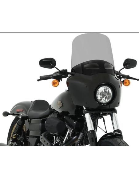 Parabrisas Road Warrior 15" Negro Ahumado con Ventilación | Memphis Shades
