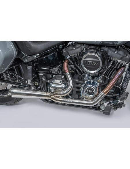 Escape Black Duck Fighter PRO Polished Harley Softail 2018+ | Mirror Finish CE
