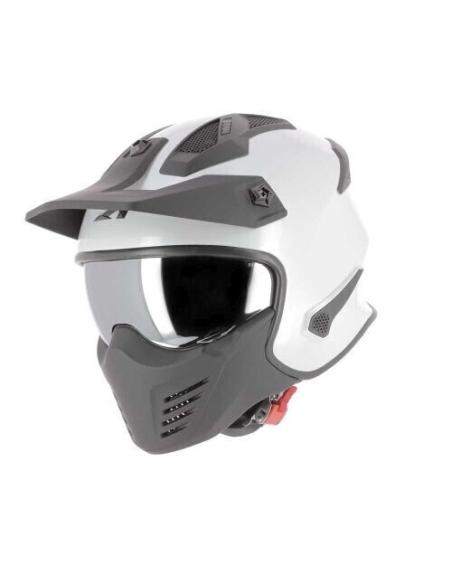 CAPACETE CONVERSÍVEL ASTONE ELEKTRON PÉROLA BRANCA