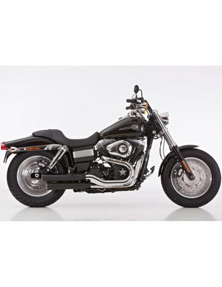 Escapes Falcon Double Groove negro FXD 2008–2016 — Iguana Custom