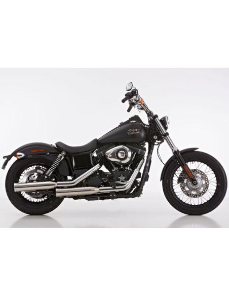 Échappements Falcon Double Groove polis Dyna 2006–2016 — Iguana Custom