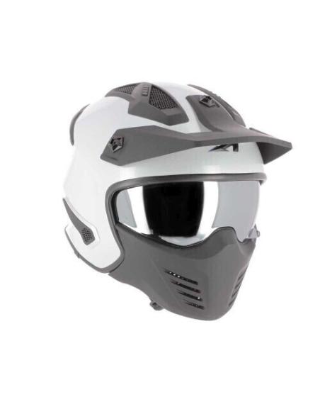 CAPACETE CONVERSÍVEL ASTONE ELEKTRON PÉROLA BRANCA