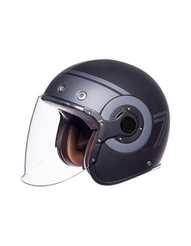 CAPACETE A jet ELDORADO SETE CINZA - SMK