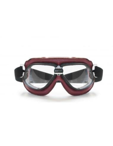 Vintage Motorcycle Goggles Bertoni AF196R Red | UV Protection and Retro Style