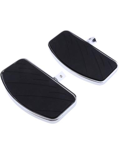 Plataformas Universales Cromadas con Goma para Motos Custom | Iguana Custom