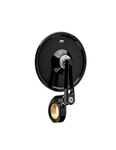 Motogadget mo.view Classic 60 Flip Espelho CNC Preto – Universal 22mm / 1” | Iguana Custom