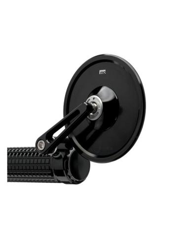 Motogadget mo.view Classic 60 Flip Espelho CNC Preto – Universal 22mm / 1” | Iguana Custom