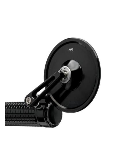 Motogadget mo.view Classic 60 Flip Espelho CNC Preto – Universal 22mm / 1” | Iguana Custom
