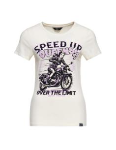 Maglietta Queen Kerosin Speed Up Queens Offwhite | Stile Biker
