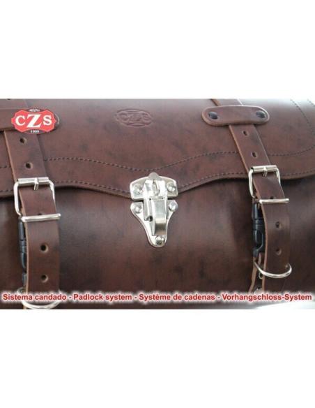 COFFRE EN CUIR TARRACO BASIC BROWN