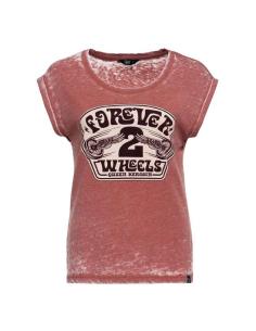 Canotta Queen Kerosin Forever 2 Wheels Arancione | Stile Biker