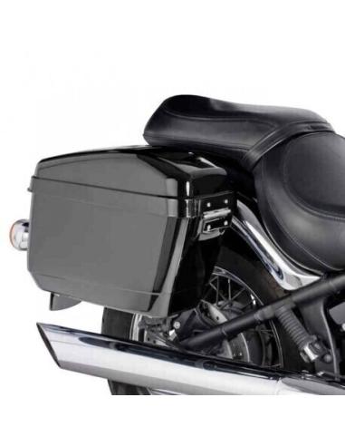Comprar Alforjas Rigidas Vramack "Mini Deluxe" Negro Brillo a precio de oferta