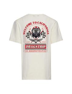 Maglietta King Kerosin Welcome to California Offwhite | Stile Drag Racing