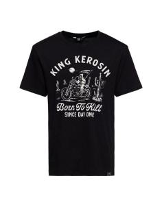 Maglietta King Kerosin Born to Kill Nera | Stile Vintage Biker