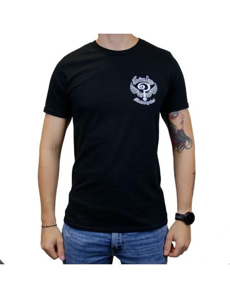 T-shirt Indian Larry John’s Noire | Style Chopper Fabriqué aux États-Unis