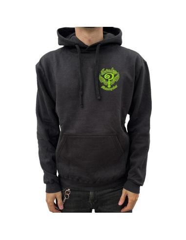 Sweat à Capuche Indian Larry Slime Logo | 100% Coton Fabriqué aux États-Unis