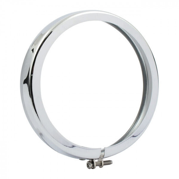 HEADLIGHT RING HD LATE STYLE 4 1/2" CHROME PLATED