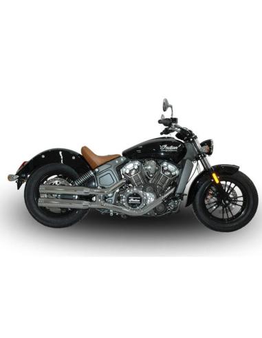 Escapes V Performance 80mm Cromado para Indian Scout 15-20 | Iguana Custom