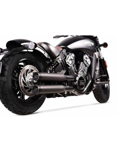 Escape V Performance 80mm Negro Indian Scout 15–20 | Homologado E3/E4
