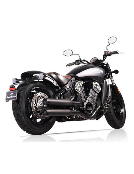 80mm Black V Performance Exhaust Indian Scout 15–20 | E3/E4 Approved