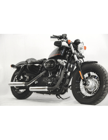 Escape V Performance Double Ring Cromado XL Sportster 04–13 | Homologado Euro 3