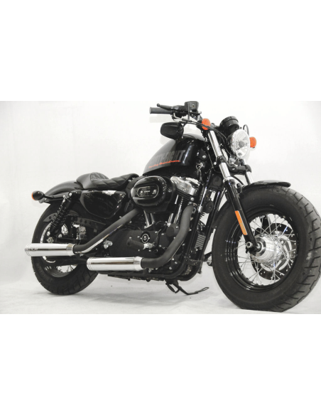 Escape V Performance Double Ring Cromado XL Sportster 04–13 | Homologado Euro 3