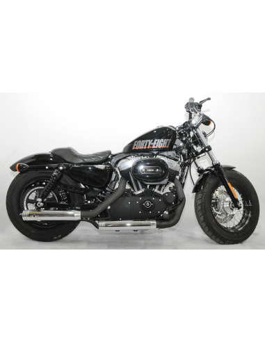 Escape V Performance Double Ring Cromado XL Sportster 04–13 | Homologado Euro 3