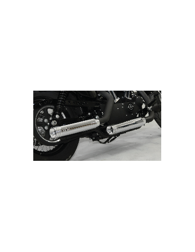 Escape V Performance Double Ring Cromado XL Sportster 04–13 | Homologado Euro 3
