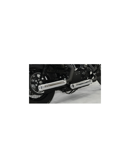 Escape V Performance Double Ring Chrome XL Sportster 04–13 | Euro 3 Approved