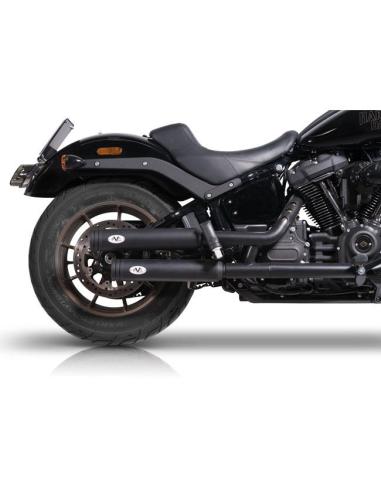 Escape V Performance Double Ring Black Softail 22–24 | Euro 5 Approved