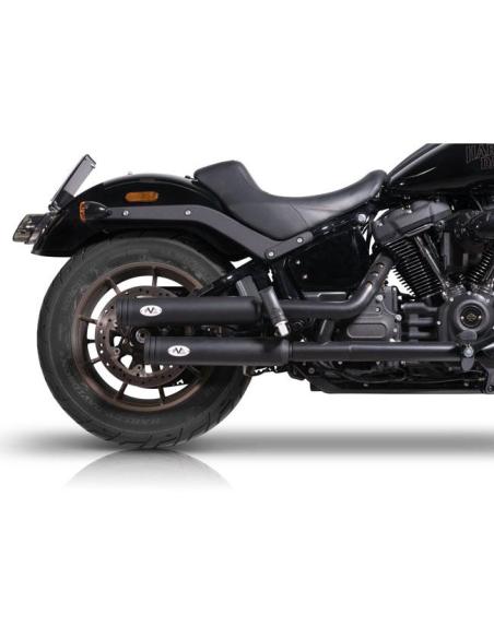 Escape V Performance Double Ring Negro Softail 22–24 | Homologado Euro 5