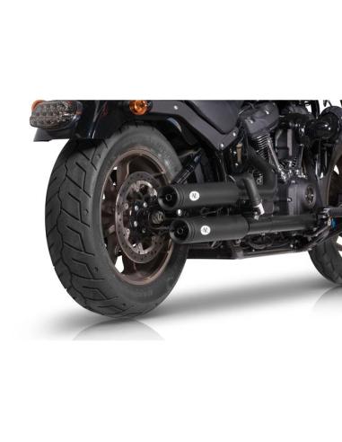 Escape V Performance Double Ring Black Softail 22–24 | Euro 5 Approved