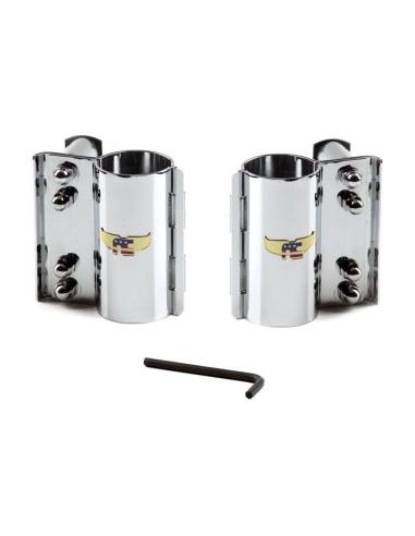 Kit de Montaje NC Heavy Duty™ CJC Cromado | Para Honda Shadow con Horquilla Recta