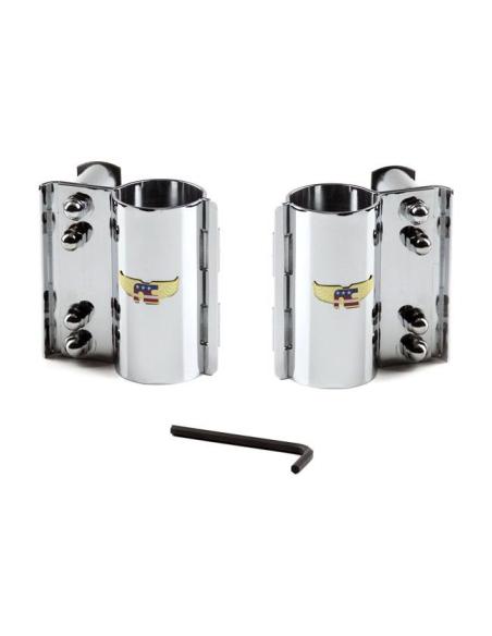 Kit de Montaje NC Heavy Duty™ CJC Cromado | Para Honda Shadow con Horquilla Recta