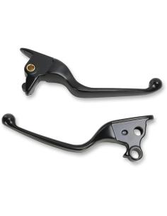 Manetas Anchas Negro Mate Softail 15–23 con Embrague por Cable