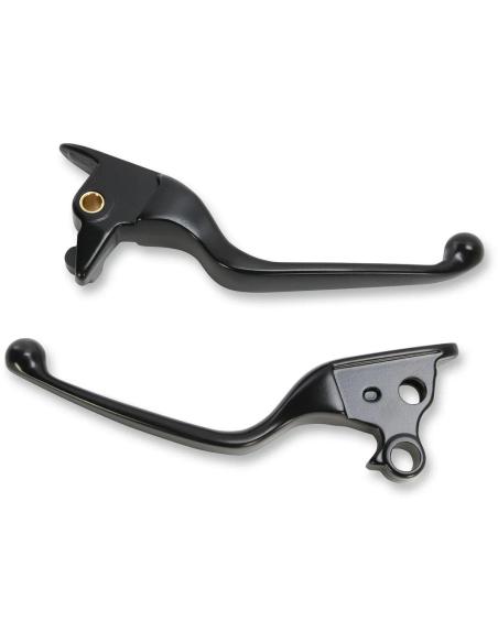 Wide Matte Black Handlebars Softail 15–23 with Cable Clutch